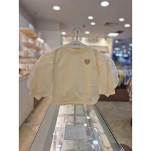 아가방 세이브존03 아가방 아이보리 캔디 오간자 맨투맨 티셔츠 AG01P731053A