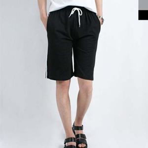 커플 남자 2줄 5부 트레이닝 반바지 운동복 츄리닝