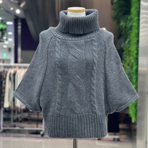 [오조크]꽈배기  라글란  터틀 5부 스웨터/FOTWCWT586P_SH