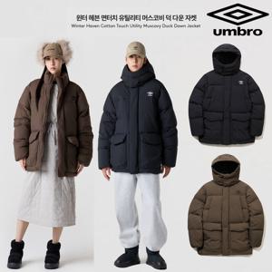 [엄브로]윈터 헤븐 면터치 유틸리티 머스코비 덕 다운 자켓 UQ421CDJN2 2종