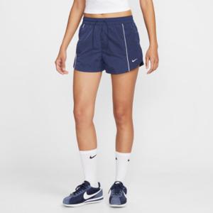 나이키반바지 YQJ FV7501-410 윈드러너 여성 미드라이즈 2인치 우븐 쇼츠