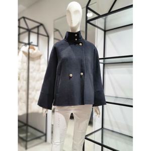 [씨]MARIOSI하이넥 더블버튼 루주핏 모직자켓SJJRY21750