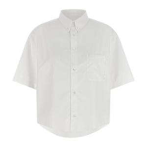 메종마르지엘라 체스트 포켓 코튼 포플린 반팔 셔츠 S51DR0004S