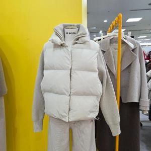 르피타 DP01 더블카라니트소매점퍼 L254BJPB52