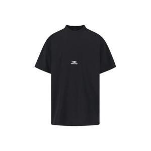 발렌시아가 반팔 티셔츠 850345 TTVK59034 Black