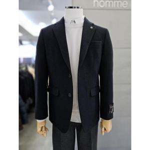 바쏘옴므 세이브존03 바쏘옴므 남성 가을 겨울 네이비  블렌드 콤비 자켓 WSATZ4JS31A