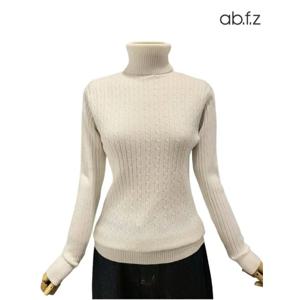 [에이비에프지]꽈베기 긴팔 폴라 니트 APA1HW32A