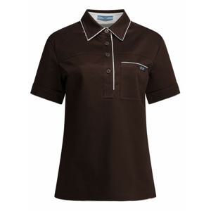 [PRADA] 라프리마 여성 Lisle 스레드 폴로 셔츠 P963N 173LF0192 S OOO Brown /3