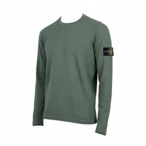 스톤아일랜드 와펜 패치 코튼 니트  8015502B0 V0059