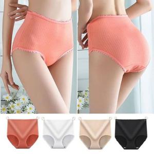 통기성우수 쾌적한 뱃살 가려주는 골지 여성 미디팬티