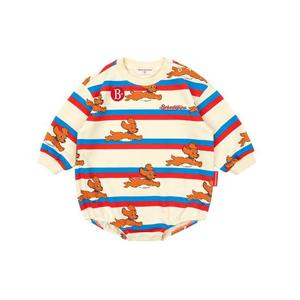 [베베드피노]베베드피노 올오버 제스 베이비 스트라이프 바디수트 BP43ST177