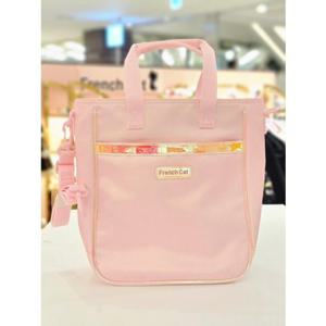 [프렌치캣 9D] 핑크 프렌치캣 보조가방 (Q61DG2021)