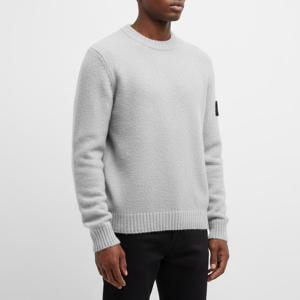 스톤아일랜드5F 5100056 S00N2 V0M64 와펜 울 니트 그레이