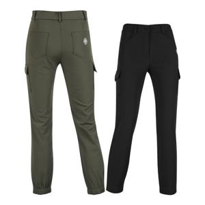 럭스골프 여성 백밴딩 아웃 포켓 기모 반조거 팬츠 MW25W286W