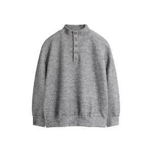 [해리슨][해리슨] 니트 폴라 단추 긴팔티 MJBF1676