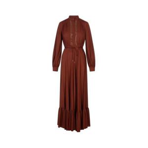 25 FW 막스마라 하렘 Harem 실크 드로스트링 롱슬리브 드레스 2511221211600