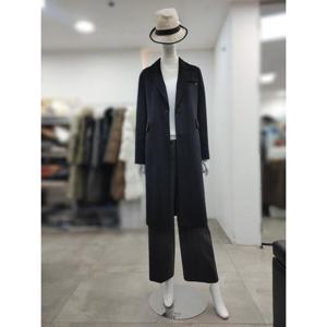 SI 세이브존04 핸드메이드 기본 롱 코트 SLH3196030BK