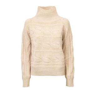 25 FW 막스마라 스튜디오 하이넥 롱슬리브 울 캐시미어 스웨터 VODKA103