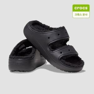 [크록스] 남여공용 클래식 코지 샌들 블랙 207446-060