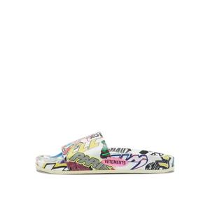 베트멍 그래픽 프린트 레더 샌들 1130018