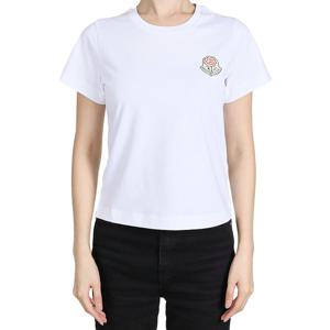 몽클레어 25FW 여성 로고 반팔티 화이트 8C00023D 89AJS 00A