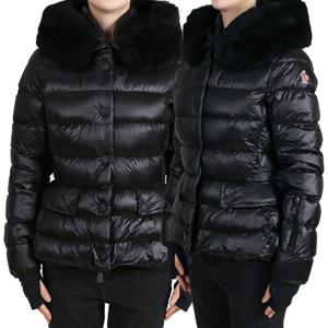 몽클레어 25FW 여성 아르모니크 후드 시어링 트리밍 다운 패딩 블랙 1A00063 53071 999