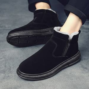 방한 기모 남성 3컬러 지퍼 앵클 스웨이드 부츠 TT20