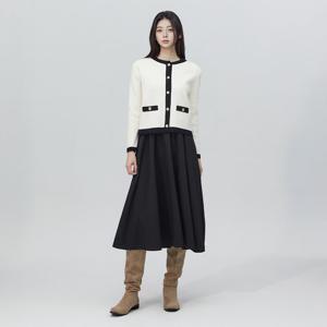 [랩]버튼 가디건 원피스 SET(AR4EXM40)