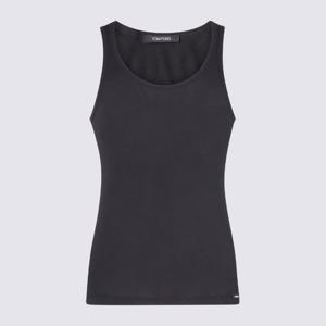 톰포드 리브 슬림핏 라운드넥 탑 T4D10 1210002