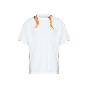 25 FW 메종마르지엘라 라운드 넥 프린트 디테일 티셔츠 SH0GC0066M20048 TP446037494