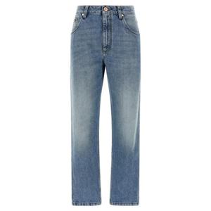 브루넬로 쿠치넬리 데님 팬츠 MA095P5847C9012 Blue