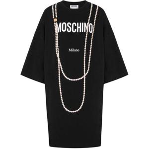 모스키노 미디 원피스 V045505421555 BLACK