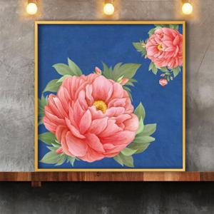 목단그림액자 풍수그림 돈들어오는 꽃그림 50goldAL3 목단 목단그림 부자되는그림 풍수인테리어