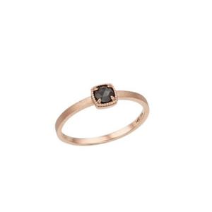 로이드 블랙 러프 14K DIA 반지 LRF20005D