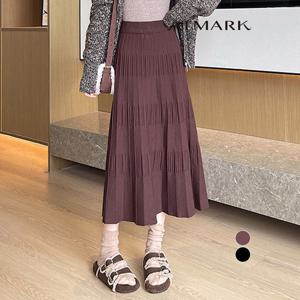 ATMARK 밴딩니트주름스커트_AA59SK013G