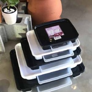 청운 직사각 4호 29x40cm 서랍 물받침 화분받침대