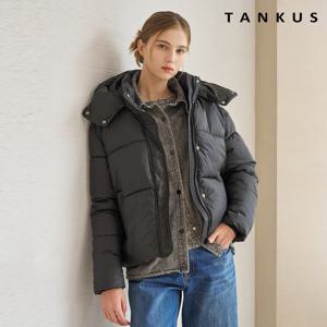 [탱커스]셔츠 레이어드 후드 패딩 점퍼 (TX4JP042L0)