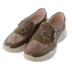 [에스콰이아(여성화)]여성화 천연양가죽 경량 사이드 지퍼 슬립온 EQEFHL616BR