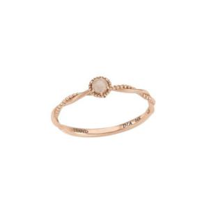 로이드 그레이 러프다이아 14K 반지 LRF19010D