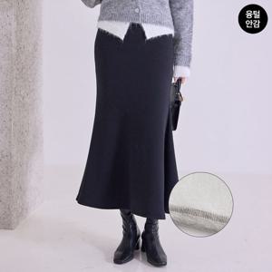 [모리스커밍홈] 기모안감 머메이드 밴딩 스커트(융기모)_M2512SK103D