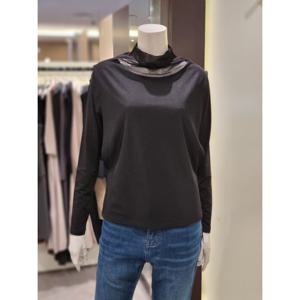 [트리아나]MARIO소고 망사 긴팔 블라우스 AL3TA10