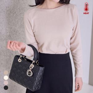 [모리스커밍홈] 도톰한 보트넥 기모 티셔츠_M2512TS114D