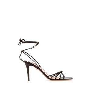 GIANVITO ROSSI Plum nappa leather Gwyneth sandals G3265385RICNAP BOUR