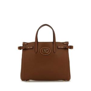 VALENTINO GARAVANI Brown leather Antibes shopping bag 7W2B0R20CVC N58