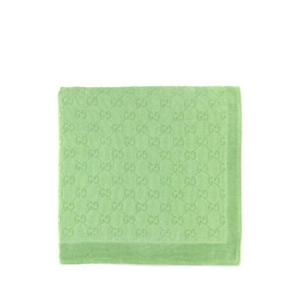 GUCCI Fluo green terry fabric beach towel 8190693GALE 3800
