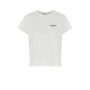 GIVENCHY White cotton t-shirt BW70FJP75N 100