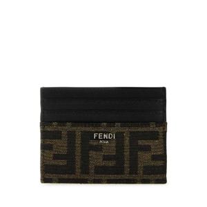 FENDI 자수 자카드 카드 홀더 7M0164ALWK F0L3T
