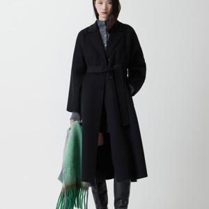 [쥬크]울블렌디드 벨티드 플레어 코트 Z254MSG555