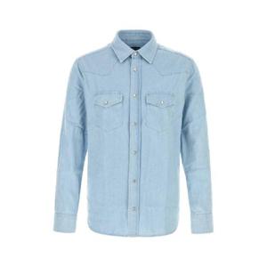 TOM FORD Light blue denim shirt HDS001FMC240 HB001