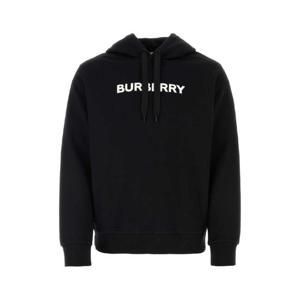 BURBERRY 블랙 코튼 스웨트셔츠 8083392 A1189